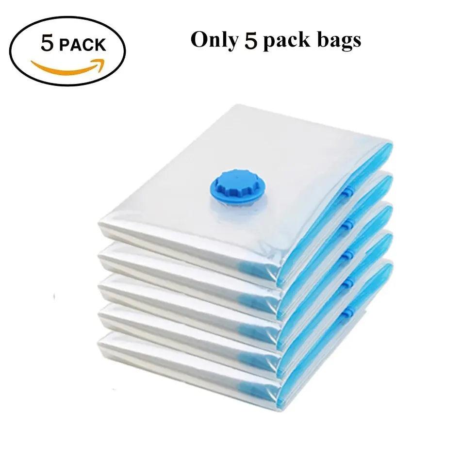 Vacuum Storage Bags,for Bedding,Pillows,Towel,Clothes Space Saver Travel Storage Bag,With Hand-electric-Pump,Vacuum Bag Package - WildlifeStyle