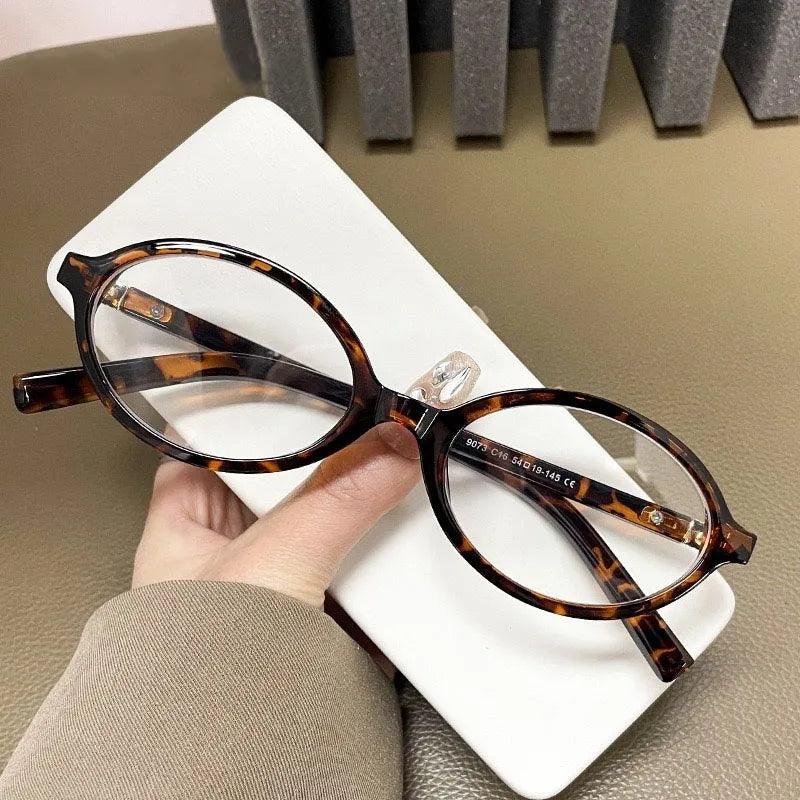 Y2K Oval Anti Blue Light Blocking Glasses for Women