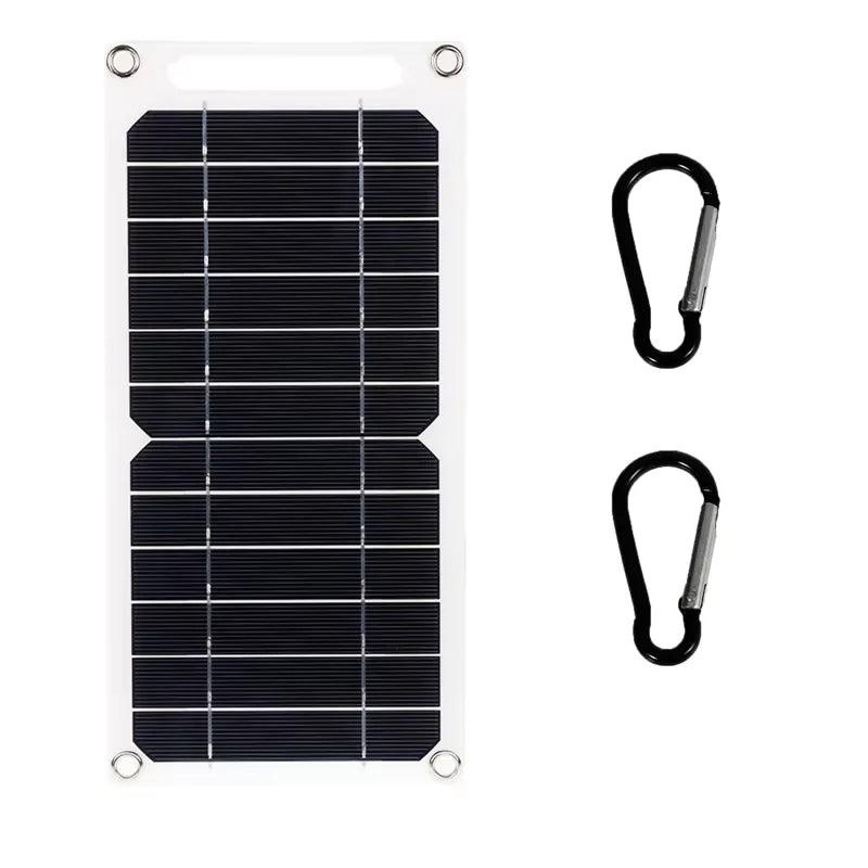 5V Solar Panel System With USB Camping Charging For Power Banks And Mobile Phones