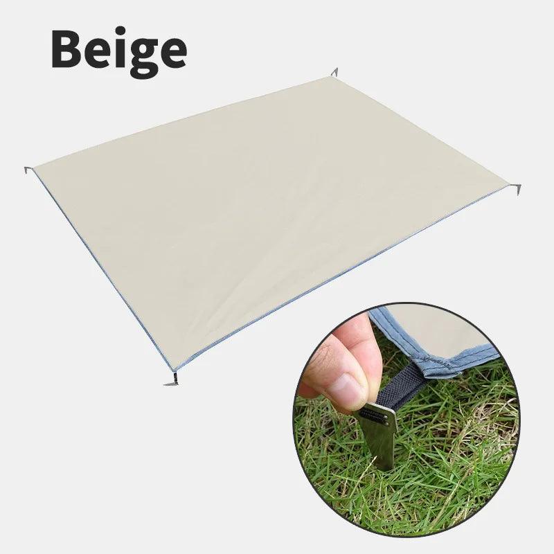 Waterproof Camping Mat with Pegs Ultralight Portable Beach Mat