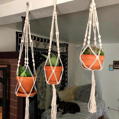 Hanging Plant Handmade Macrame Plant Hanger Wall Decor
