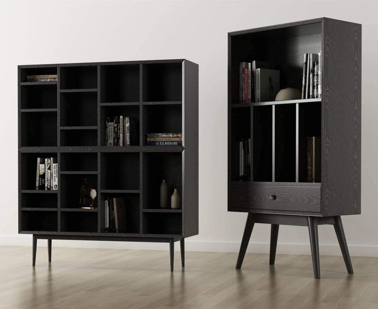 Black Wood Peel And Stick Paper Self-Adhesive Film