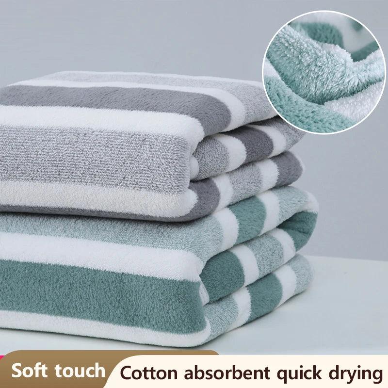 1x  Thickened Absorbent Bath Towel Soft Face Towel Home