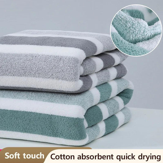 1x  Thickened Absorbent Bath Towel Soft Face Towel Home