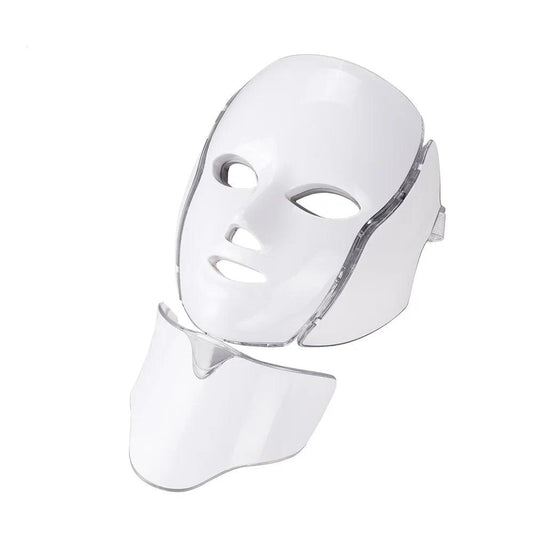 7 Colors LED Facial Mask with Neck Light Skin Rejuvenation