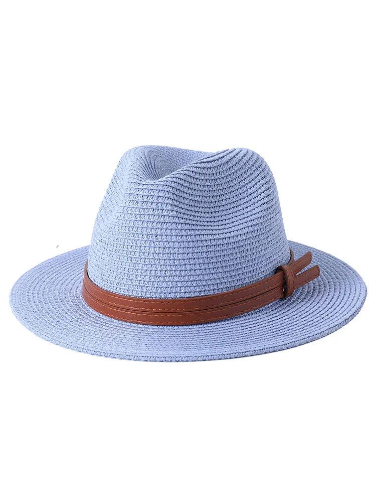 56-58-59-60CM New Natural Panama Soft Shaped Straw Hat