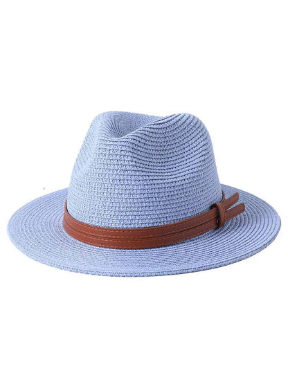 56-58-59-60CM New Natural Panama Soft Shaped Straw Hat