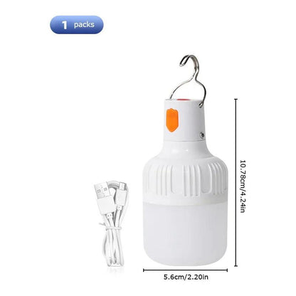 Outdoor USB Rechargeable LED Lamp Bulbs High Brightness Emergency Light