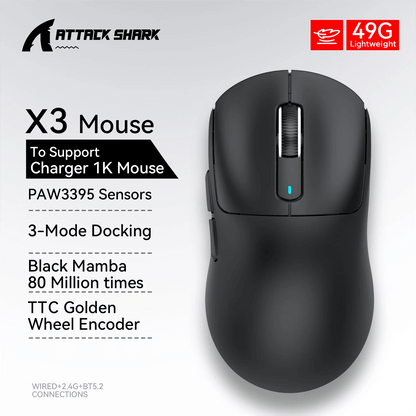 Attack Shark X3pro X3 Wireless Mouse Macro Gaming Mouse