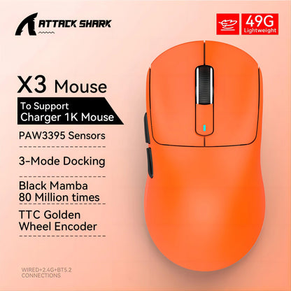 Attack Shark X3pro X3 Wireless Mouse Macro Gaming Mouse