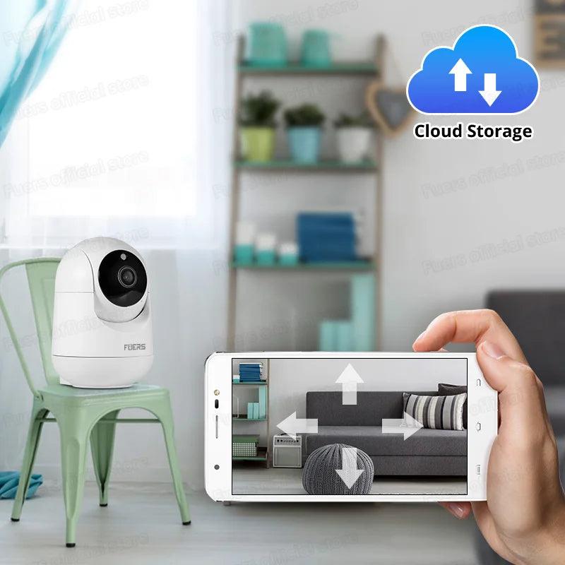 Fuers 5MP WiFi Camera Tuya Smart Home Indoor Security Monitor