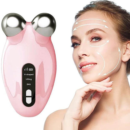 Mini Microcurrent Face Lift Device Roller for Skin Toning