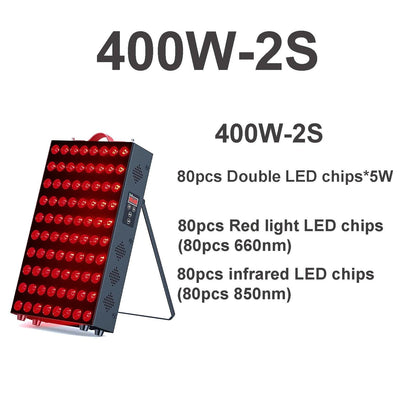 Dual Chip Red Light Therapy Panel Lamp for Face and Body
