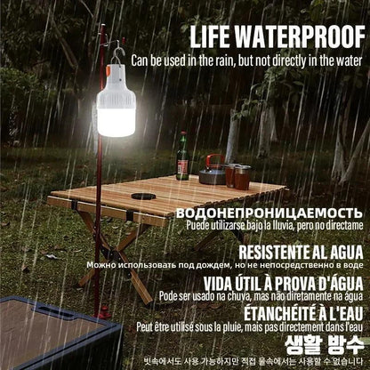 Outdoor USB Rechargeable LED Lamp Bulbs High Brightness Lantern