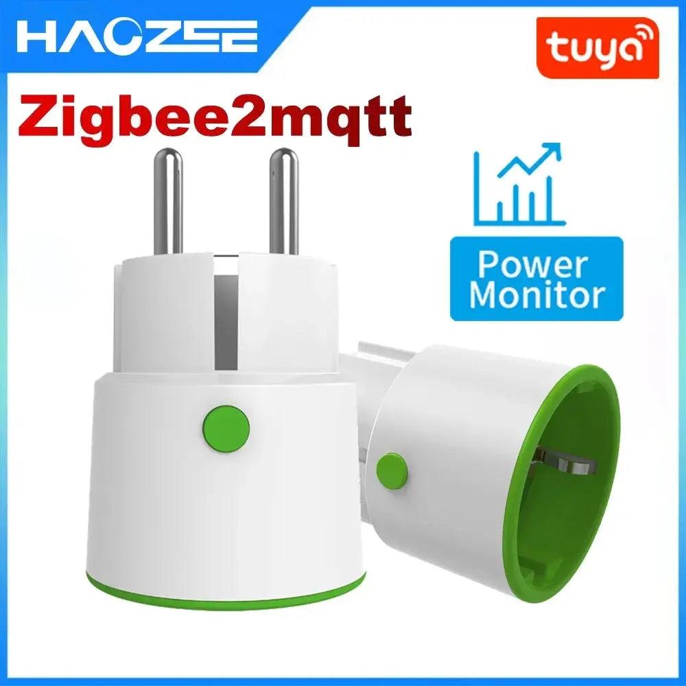 Tuya Smart Zigbee Plug Socket 3680W 16A Timer Switch EU