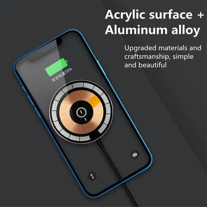 100W Magnetic Wireless Charger Pad for iPhone 15 14 13 12 Pro Max