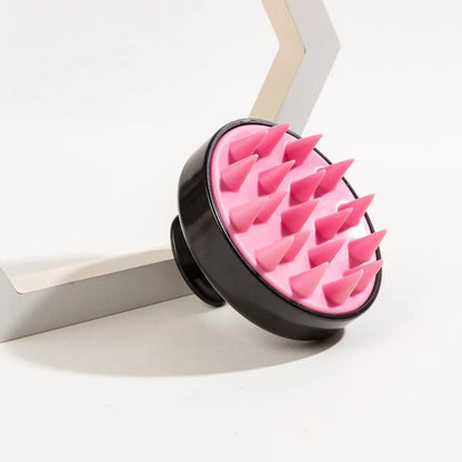 Portable Silicone Shampoo Brush Handheld Scalp Massager