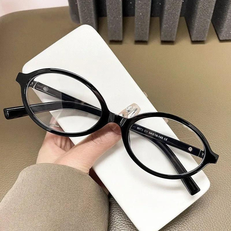 Y2K Oval Anti Blue Light Blocking Glasses for Women