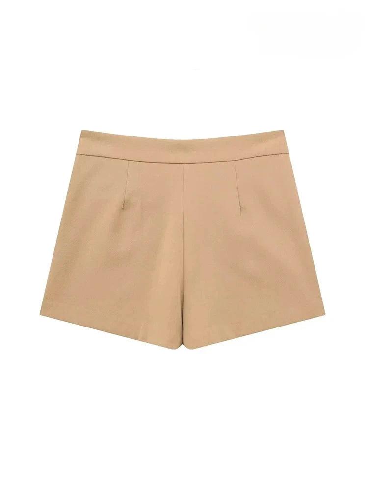 ASDS Women's Asymmetric Wrap Shorts Skirts High Waist Skort Fashion