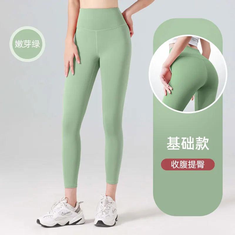 Ribbed Yoga Pants High Waisted Gym Eggings Tummy Control