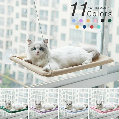 20KG Pet Cat Hammock Bed Sunny Window Seat Mount Kitten Frame