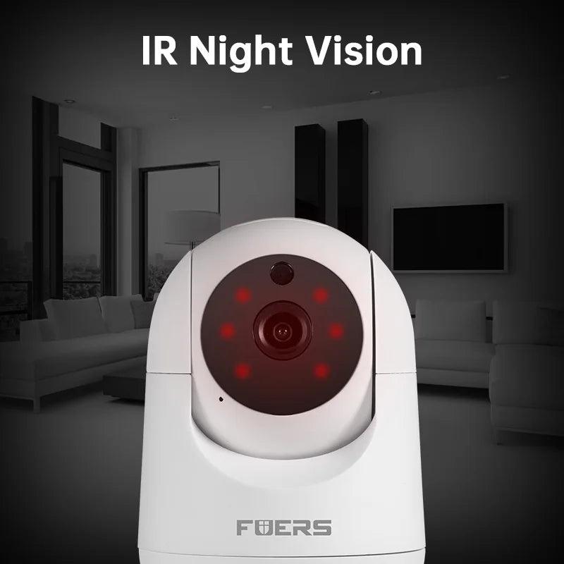 Fuers 5MP WiFi Camera Tuya Smart Home Indoor Security Monitor