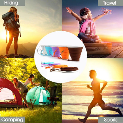 Silicone Foldable Cup Collapsible Cute Water Bottle Travel