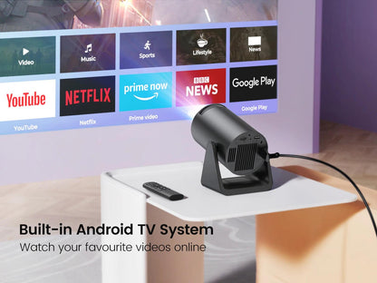 Wimius L1 Mini Projector 1080P Android 11 Portable 4K