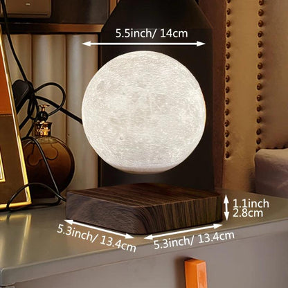 Levitating Moon Magnetic Floating Night Light LED Lamp Design