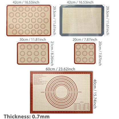 Silicone Baking Mat for Oven Non Stick Bakeware Sheets
