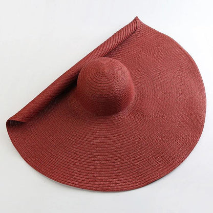 70cm Oversized Wide Brim Sun Hat Large UV Protection Beach