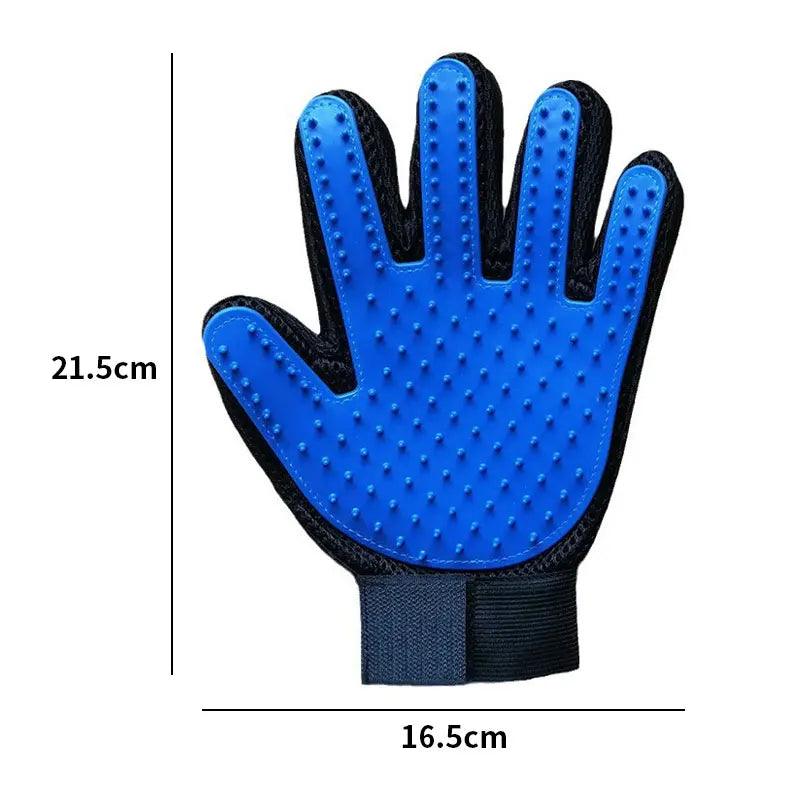 Pet Grooming Glove Cats Dogs Brush Hair Removal Deshedding