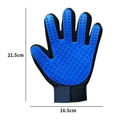 Pet Grooming Glove Cats Dogs Brush Hair Removal Deshedding