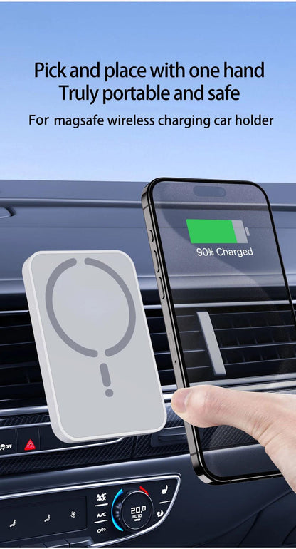 15W Magnetic Car Wireless Charger For Magsafe iPhone 12 13 14 15 Pro Max Fast Charging Air Vent Holder