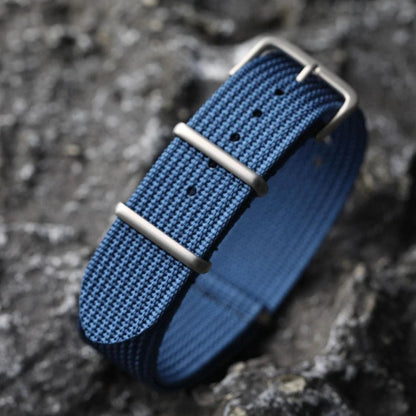 New Ribbed Nylon Watchband 18mm 20mm 22mm Military Strap