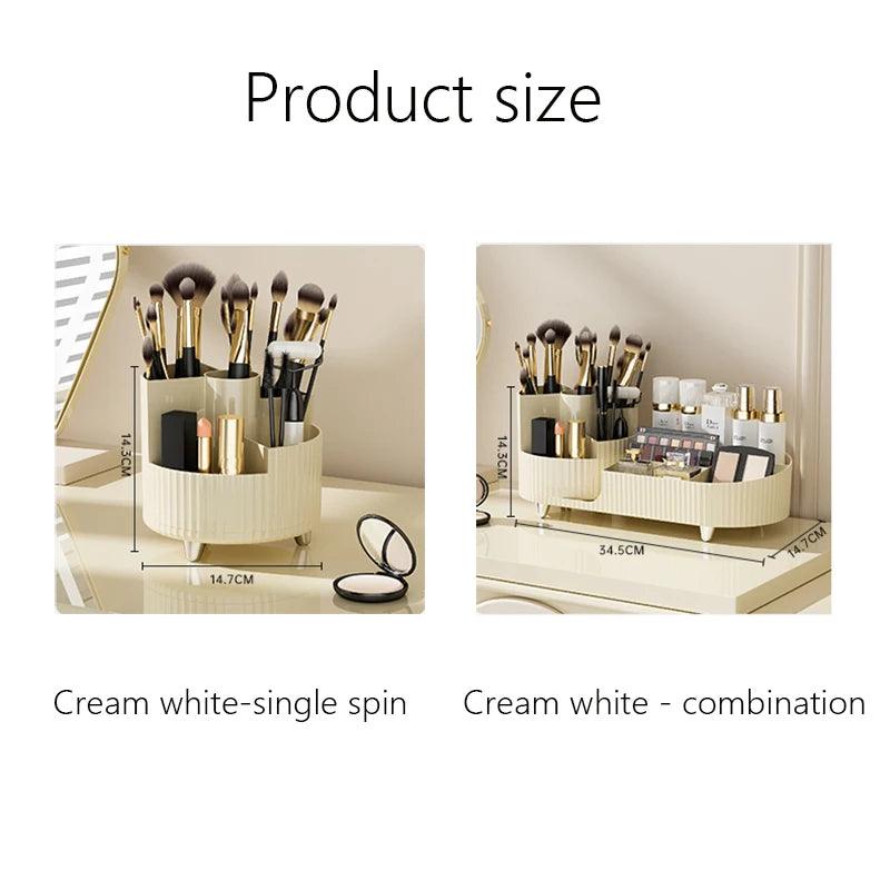 XIAOGUI Makeup Organizer Rotating Acrylic Storage Box