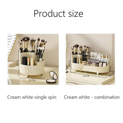XIAOGUI Makeup Organizer Rotating Acrylic Storage Box