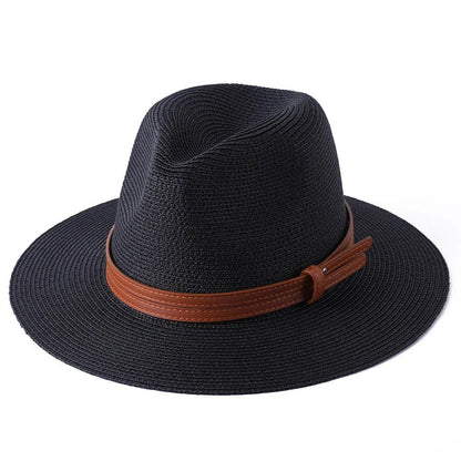 56-58-59-60CM New Natural Panama Soft Shaped Straw Hat