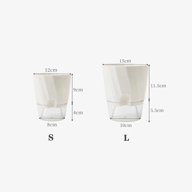 Lazy Hydroponic Flower Pot Automatic Water-Absorbing Planter