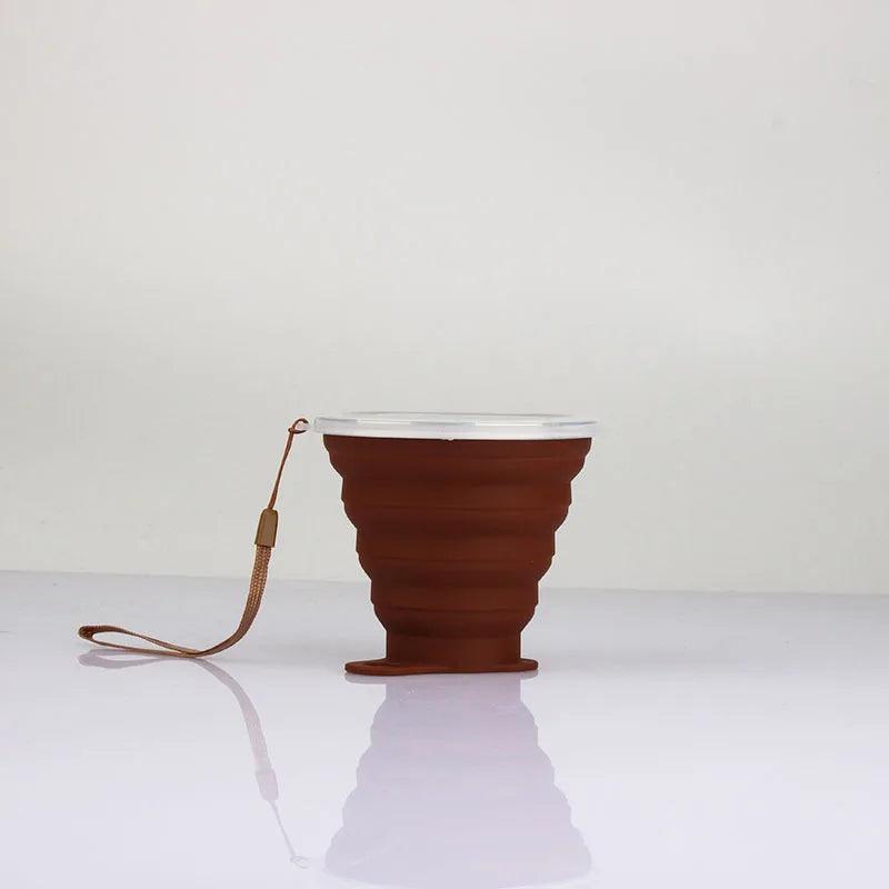 Silicone Foldable Cup Collapsible Cute Water Bottle Travel