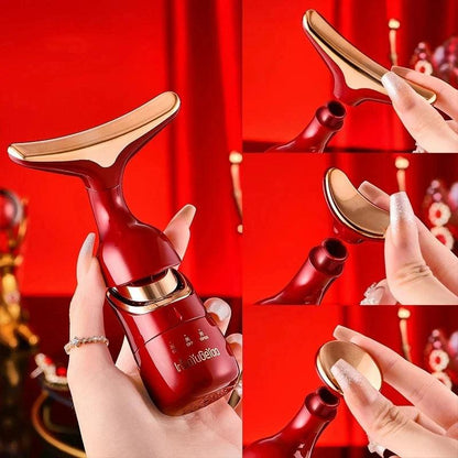 Face Slimmer EMS Beauty Instrument Skin 3 In 1 Anti Aging Massager