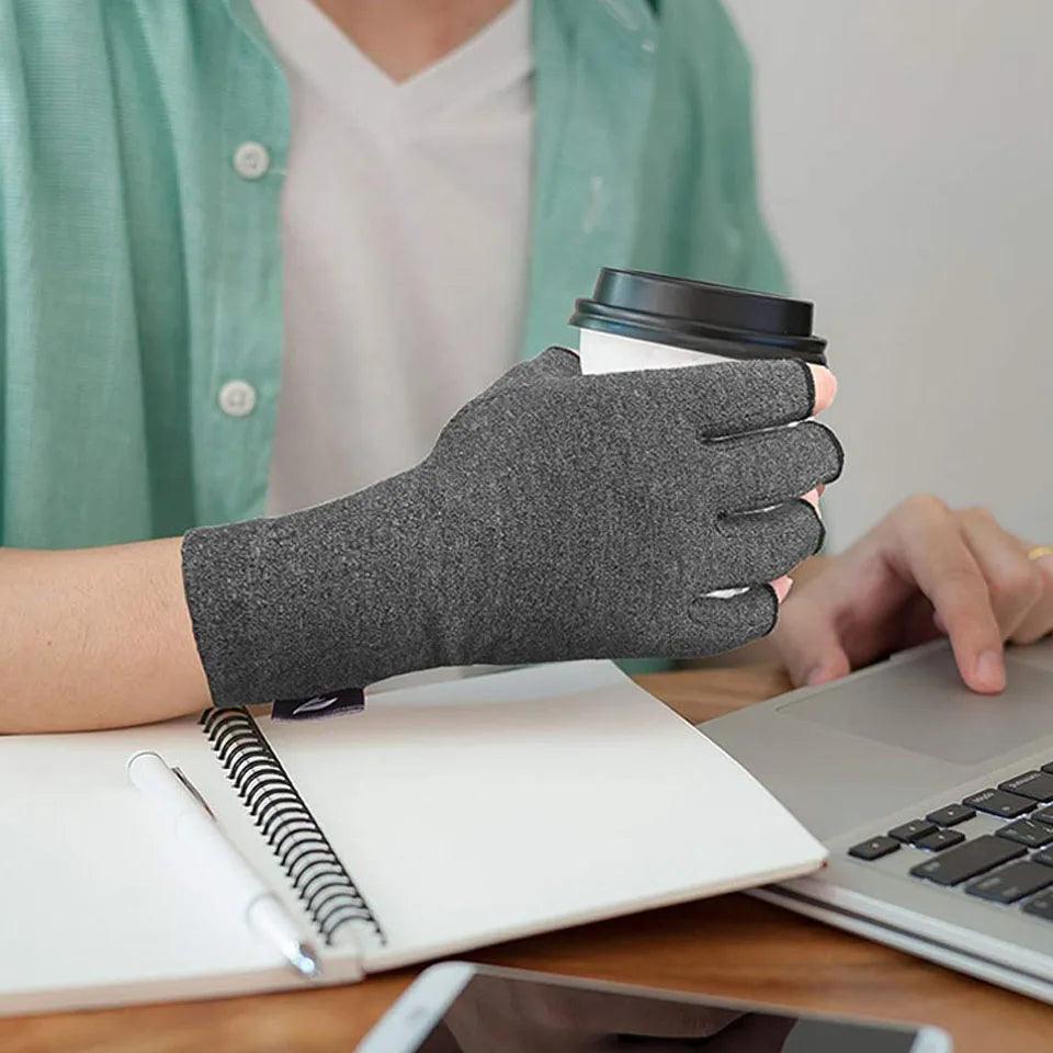 GOBYGO 1Pair Compression Arthritis Gloves Joint Pain Relief