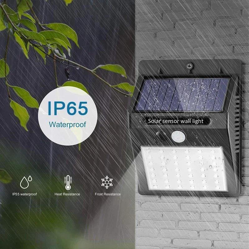 30 LED Solar Light PIR Motion Sensor Wall Light Outdoor Lamp