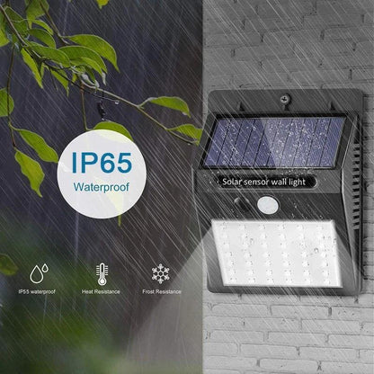 30 LED Solar Light PIR Motion Sensor Wall Light Outdoor Lamp