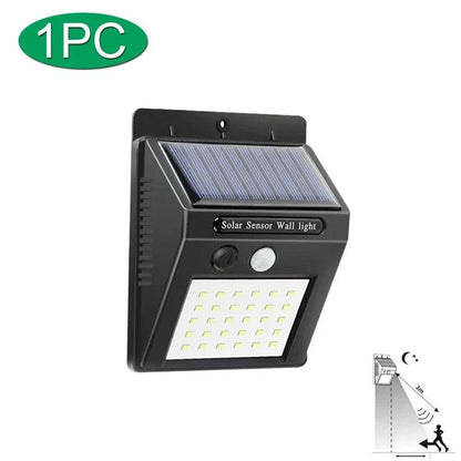 30 LED Solar Light PIR Motion Sensor Wall Light Outdoor Lamp