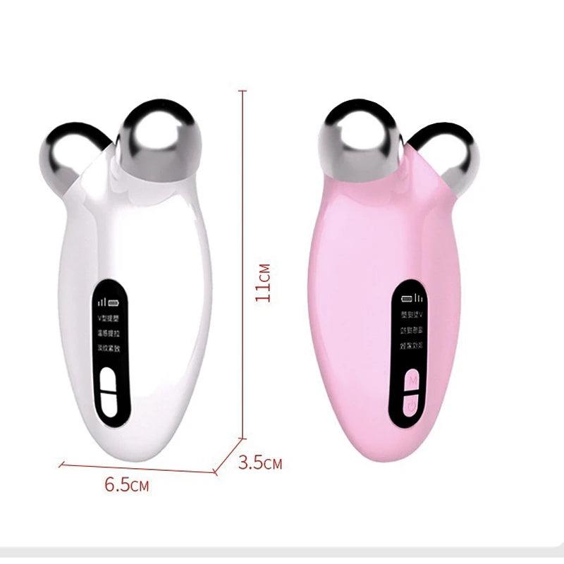Mini Microcurrent Face Lift Device Roller for Skin Toning