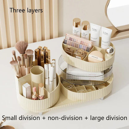 XIAOGUI Makeup Organizer Rotating Acrylic Storage Box