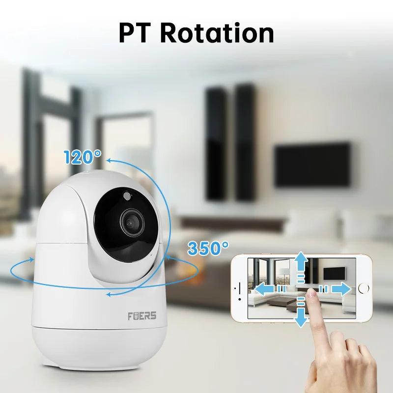 Fuers 5MP WiFi Camera Tuya Smart Home Indoor Security Monitor