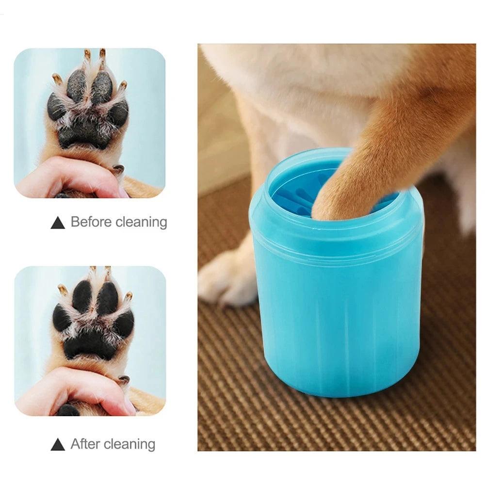 Pet Paw Cleaner Soft Silicone Foot Cleaning Brush Portable