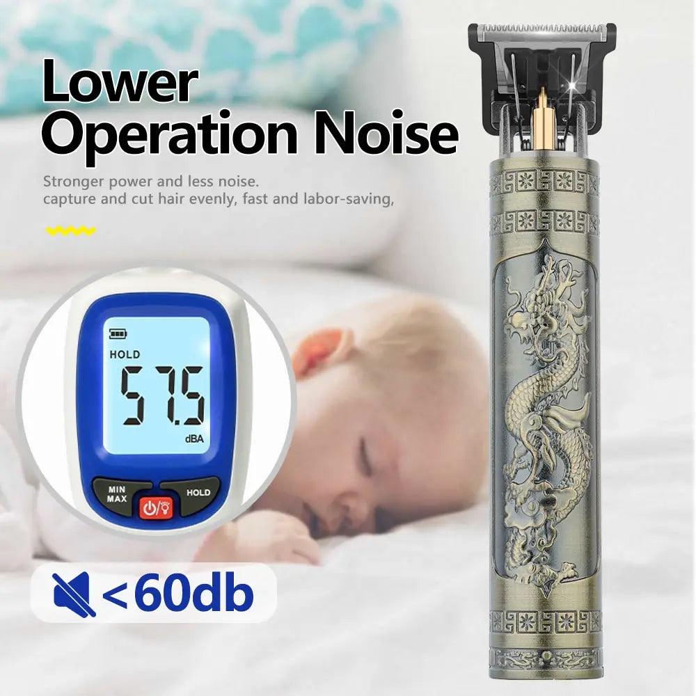 Vintage T9 Electric Hair Clipper Rechargeable Shaver For Men